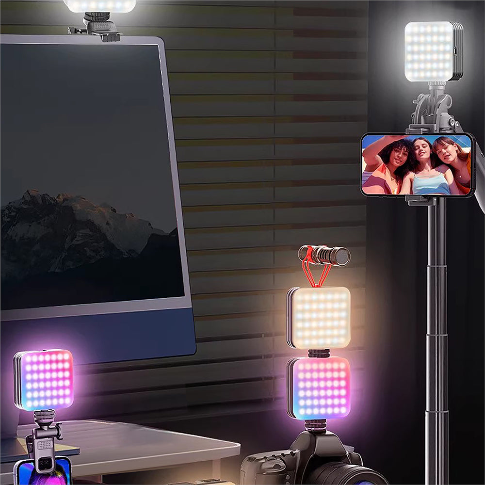 Go Des GD-LD1033 RGB Led Telefon-Kamera Üstü Aydınlatma Işığı Go Des GD-LD1033 RGB Led Telefon-Kamera Üstü Aydınlatma Işığı